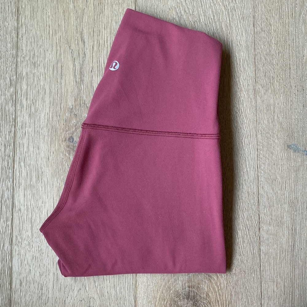 Align 25” misty merlot size 2 lululemon euc